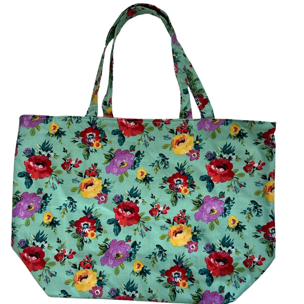Relisted See New Listing Tote Bag Pioneer Woman Fabric Floral All Purpose - Picture 5 of 6